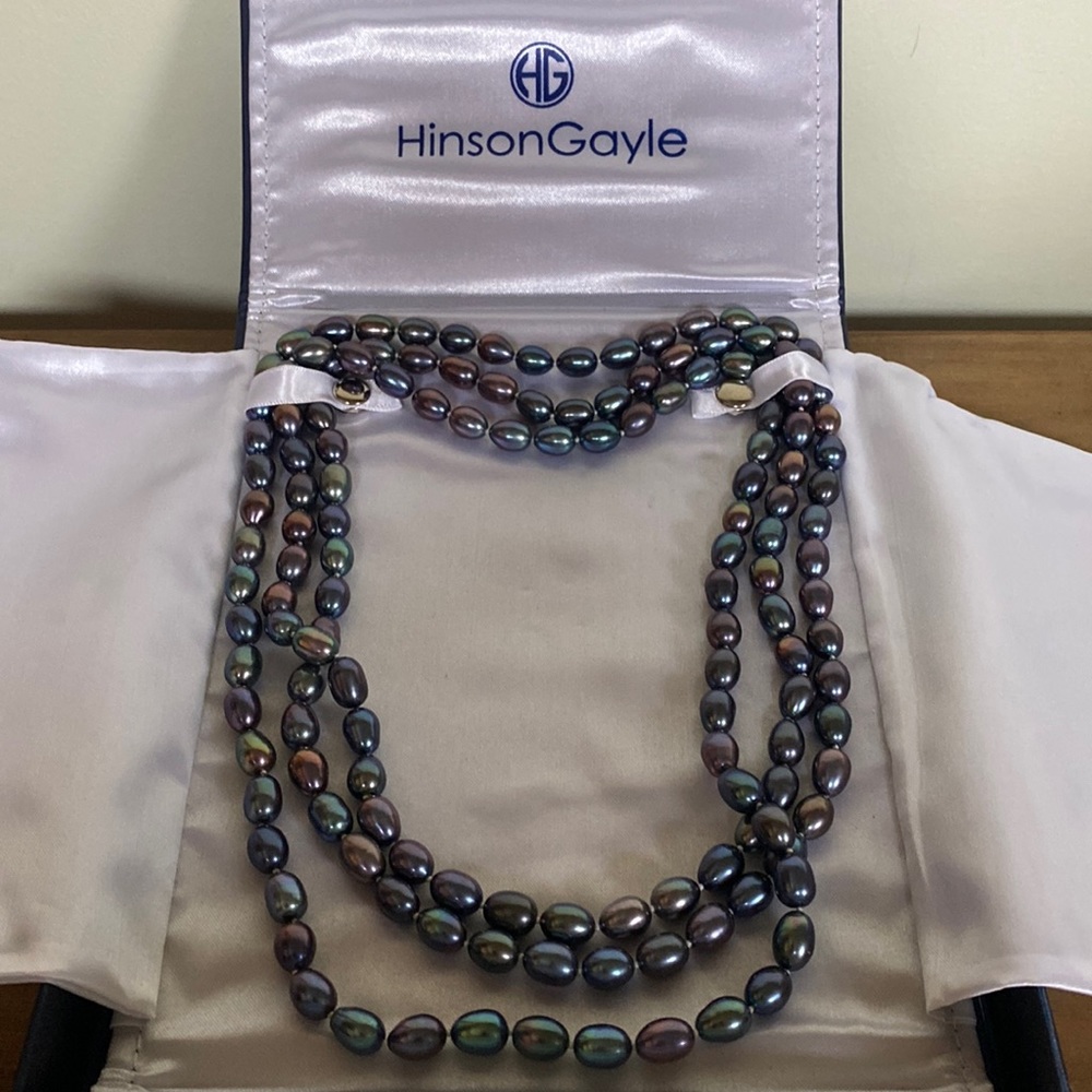 Hinson Gayle String Pearls: Multicolor 8-8.5mm Pearls